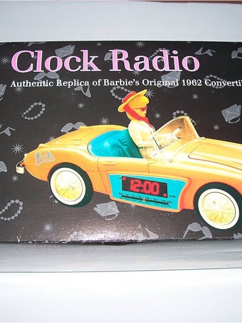 Barbie car clock radio